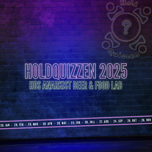 HoldQuizze på Anarkist Beer & Food Lab