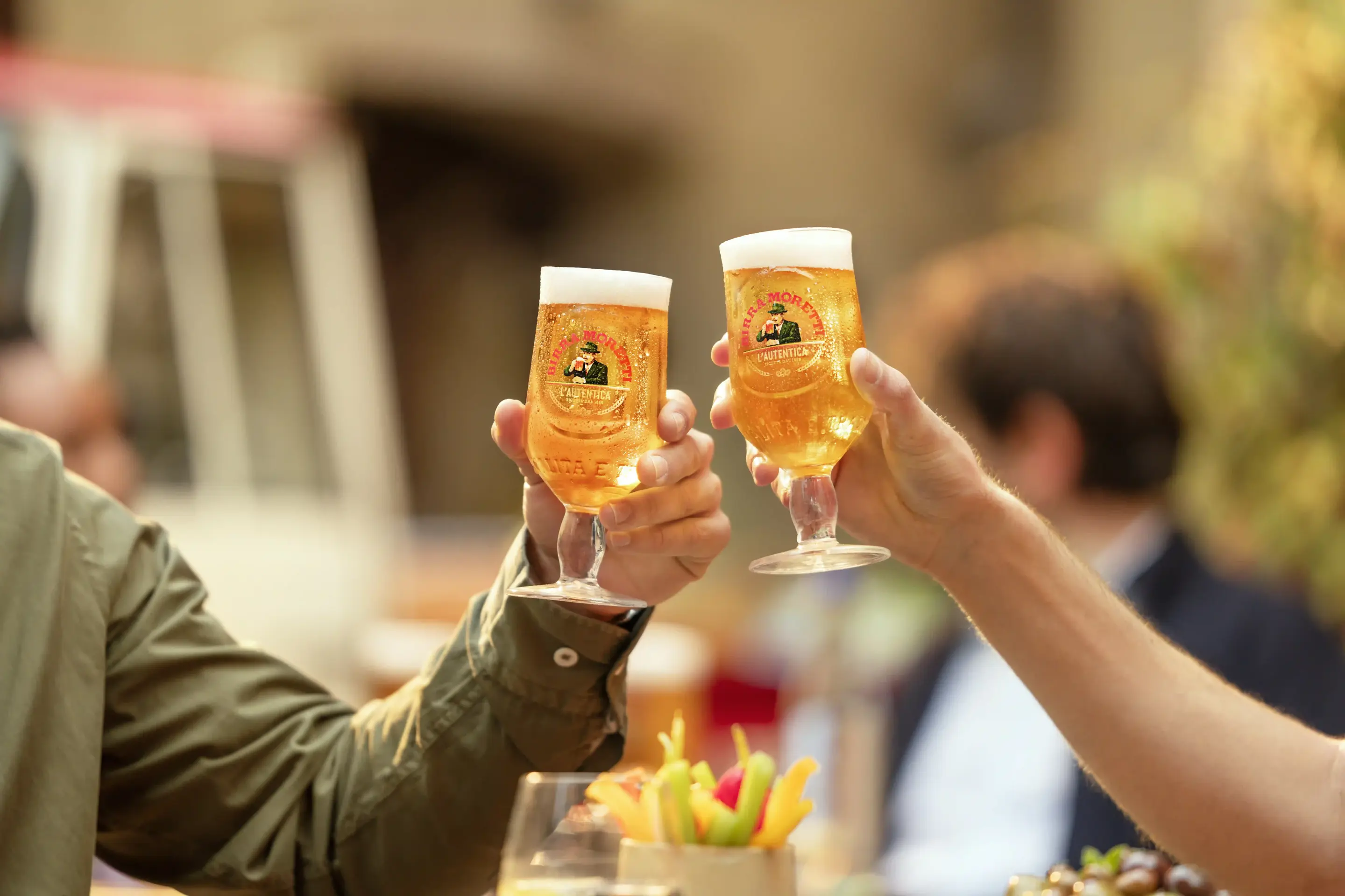Birra Moretti servering royal unibrew