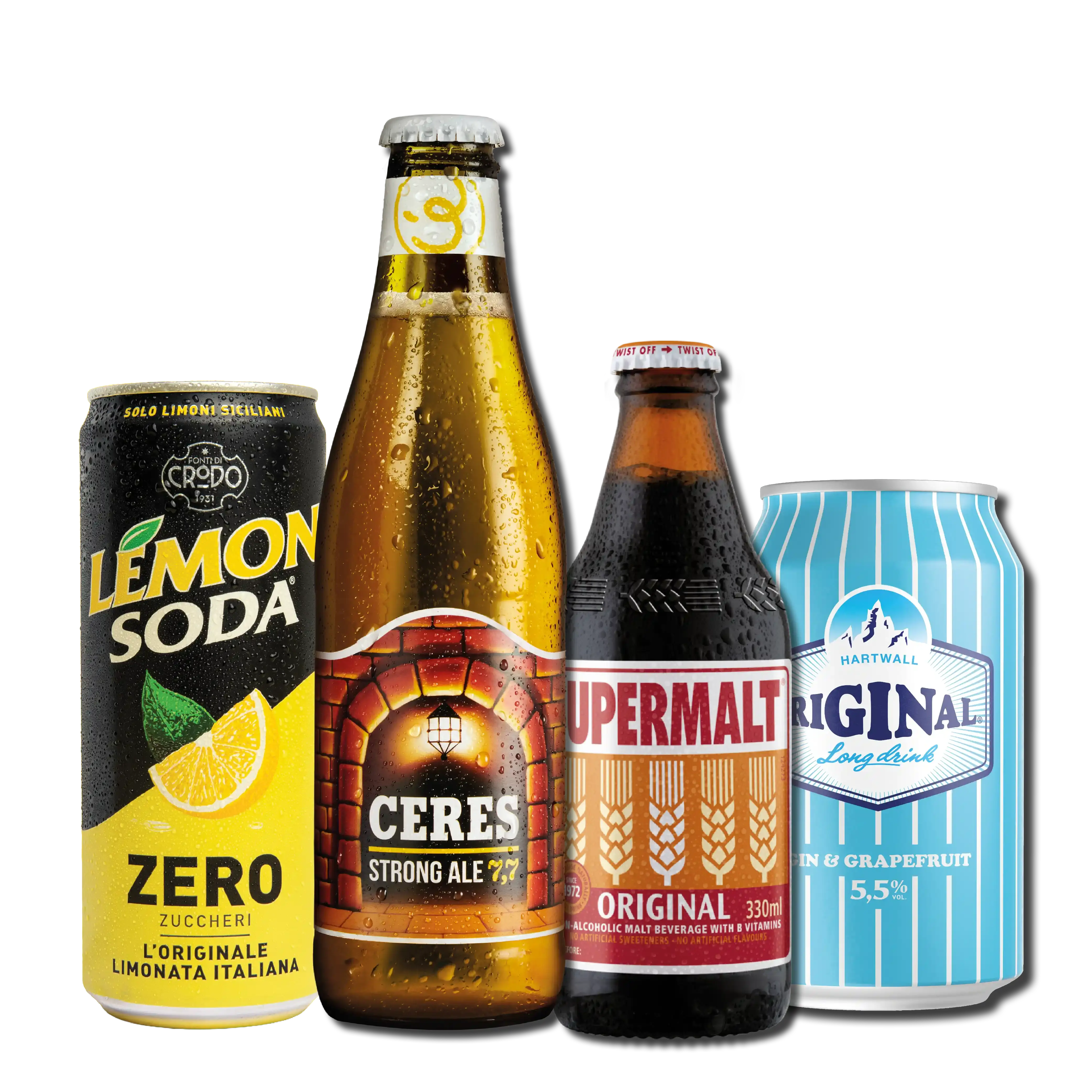 Ceres Lemon Soda Supermalt Original Royal Unibrew Kopier